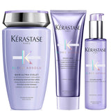 Kérastase Blond Absolu Ultraviolet Shampoo, Conditioner and Treatment Routine for Brightening Blonde Hair Kérastase Blond Absolu Ultraviolet Shampoo, Conditioner and Treatment Routine for Brightening Blonde Hair