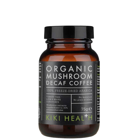 KIKI Health Organic Mushroom Extract Decaffeinated Coffee Powder 75g