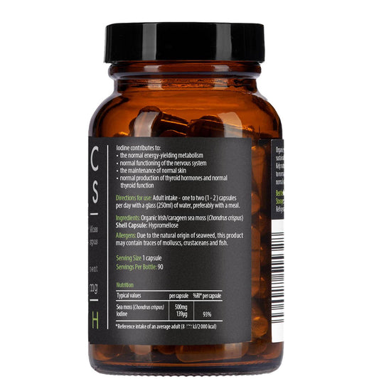 KIKI Health Organic Irish Sea Moss 90 Vegicaps