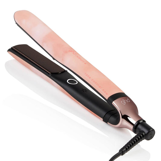 ghd Platinum Pink Charity Edition Hair Straightener - Peach Pattern