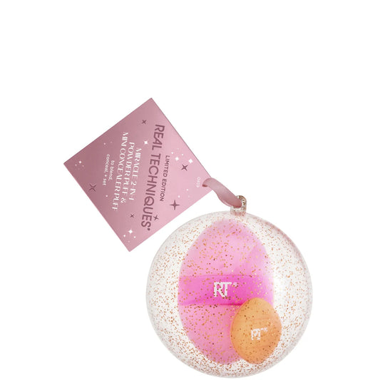 Real Techniques Miracle 2-in-1 Powder Puff and Mini Concealer Puff Ornament