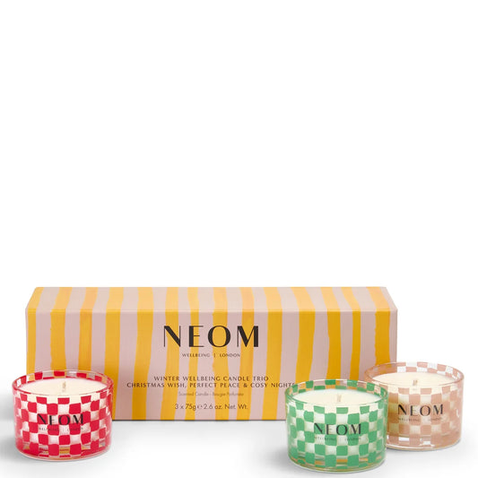 NEOM Winter Wellbeing Candle Trio (Worth £60)