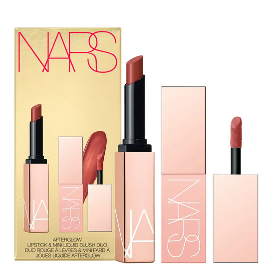 NARS Afterglow Lipstick and Mini Liquid Blush Duo (Worth £42)