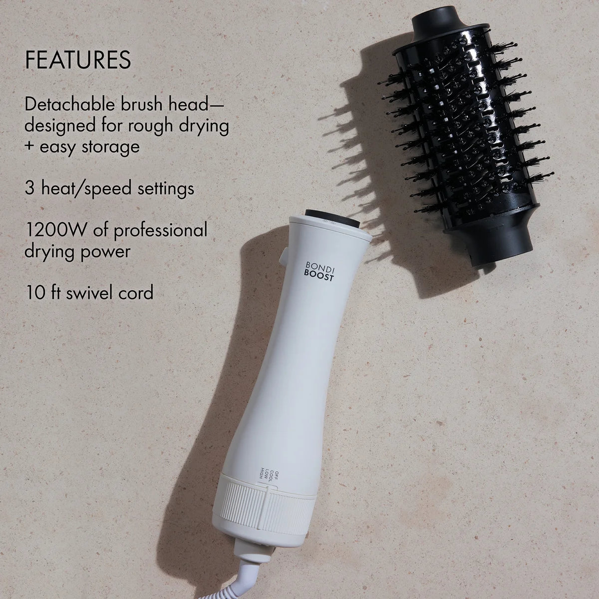 Bondi Boost Volume Blowout Brush with Limited Edition Coconut Heat Protect Spray (Worth £95.98)