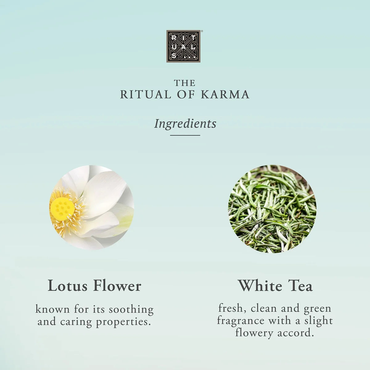 Rituals The Ritual of Karma - Delicately Sweet Lotus & White Tea - Small Bath and Body Gift Set