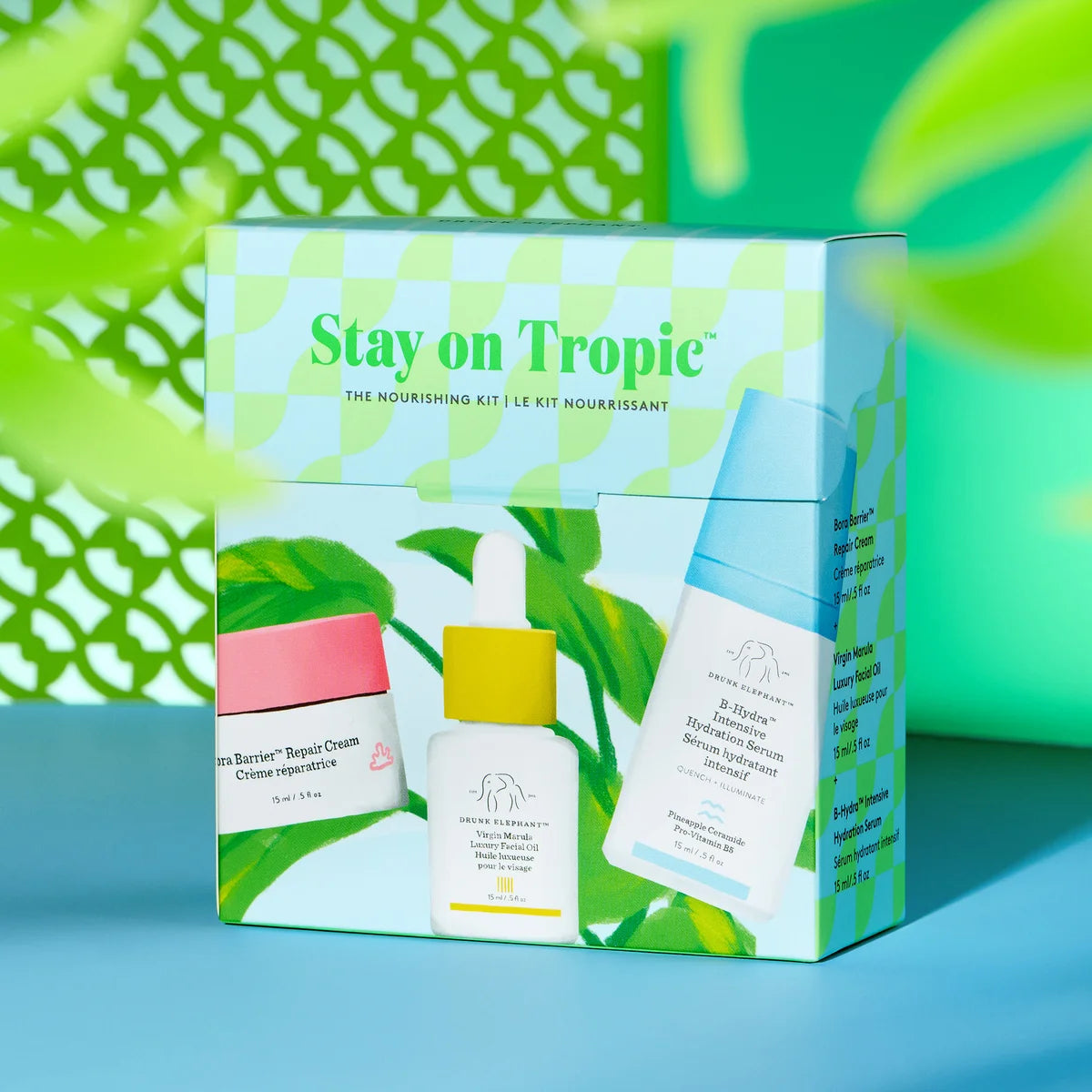 Drunk Elephant Stay on Tropic The Nourishing Kit (Worth £68)