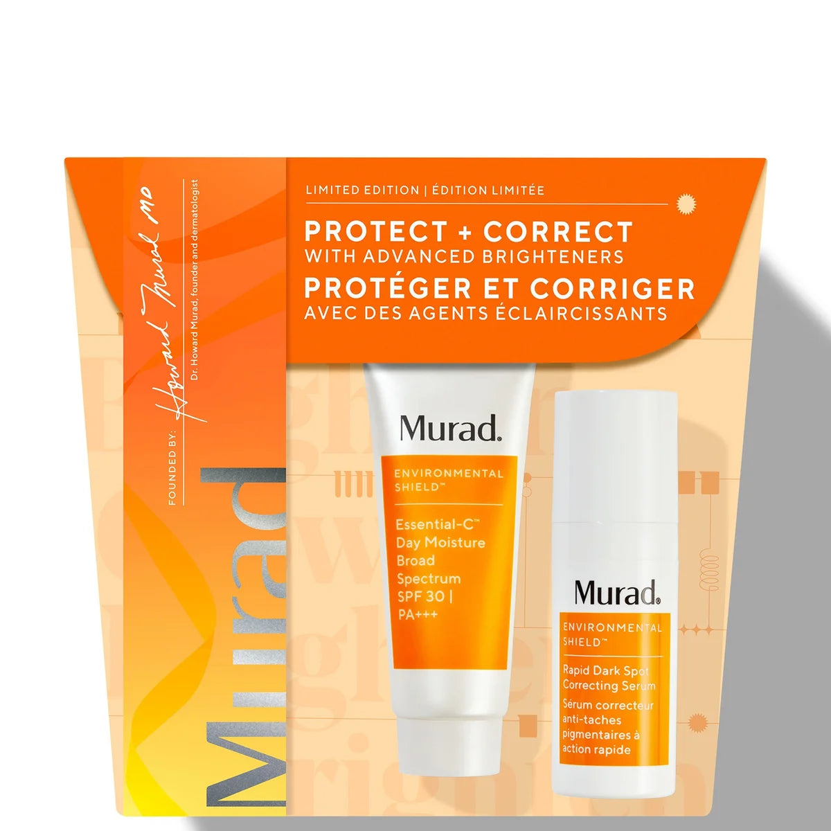 Murad Protect + Correct with Advanced Brighteners Set (Worth £65)