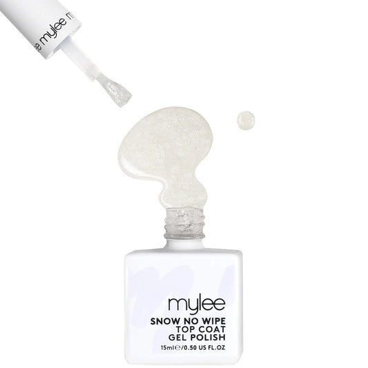 Mylee Gel Polish Snow No Wipe Top Coat - 15ml