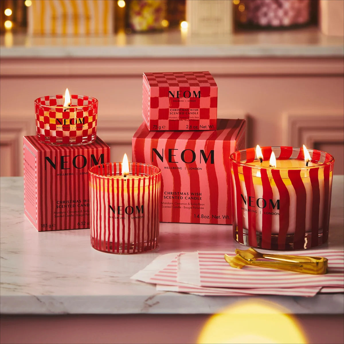 NEOM Christmas Wish Travel Candle