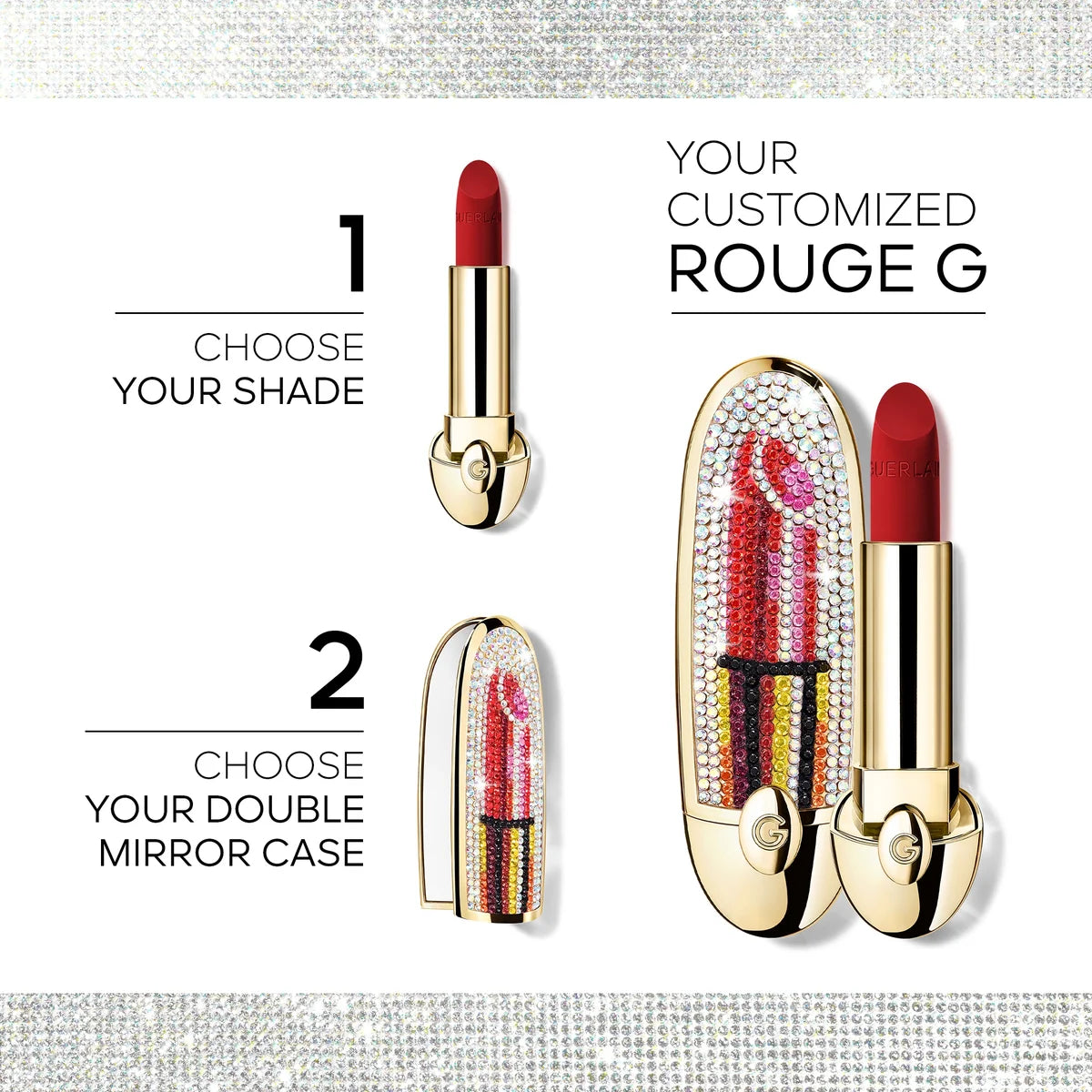 GUERLAIN Rouge G 24 XMAS Lips Case 3.5g