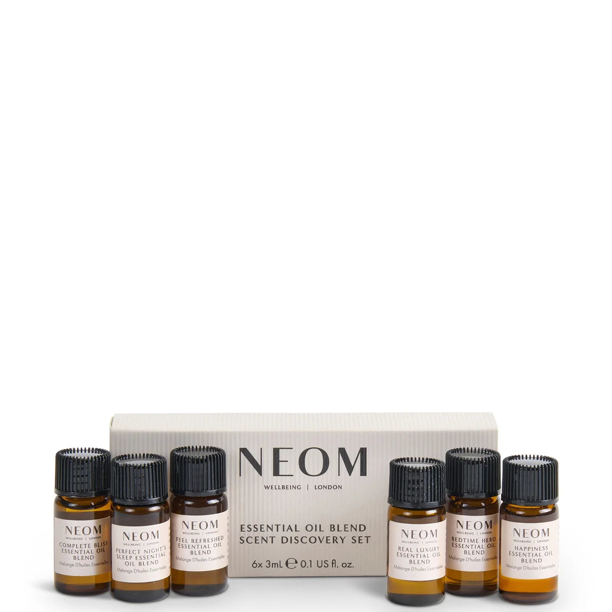 NEOM Wellbeing Essential Oil Blend Scent Discovery Set