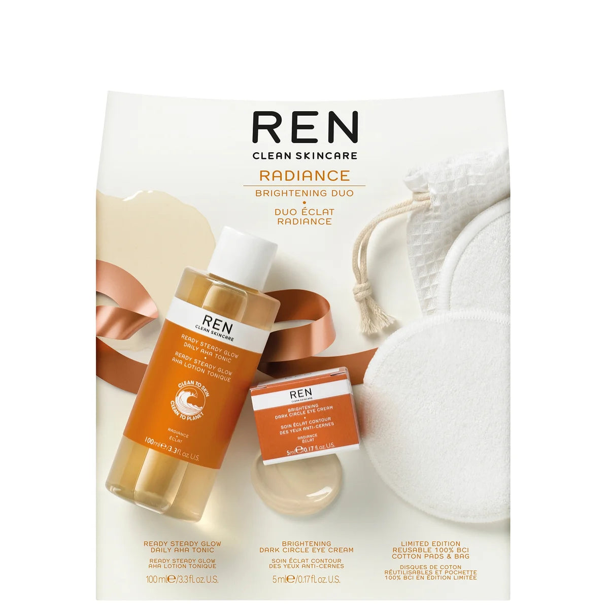 REN Clean Skincare Radiance Brightening Duo (Worth £33)