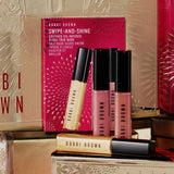 Bobbi Brown Swipe-and-Shine Crushed Oil-Infused Gloss Trio - Nude (Worth £54)