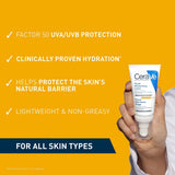 CeraVe Exclusive Skincare Routine Simplified Set for Face Cleansing & Moisturising with Hyaluronic Acid, SPF & Niacinamide