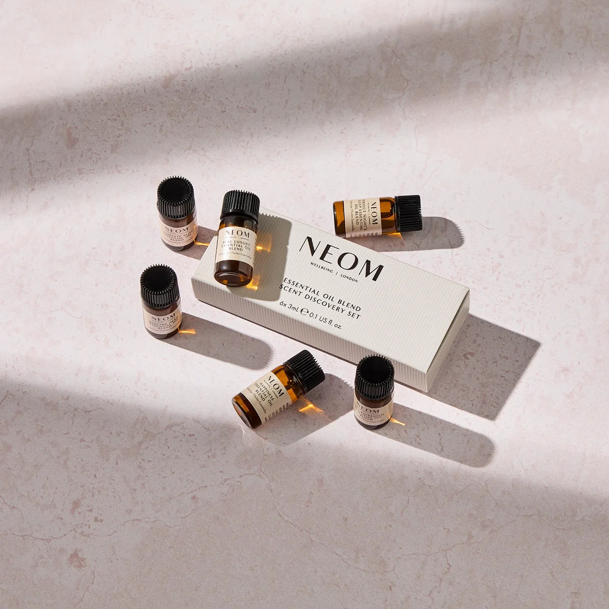 NEOM Wellbeing Essential Oil Blend Scent Discovery Set