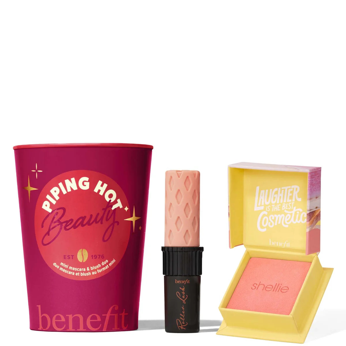 benefit Piping Hot Beauty Mini Roller Lash Mascara & Shellie Blush Duo (Worth £31.50)