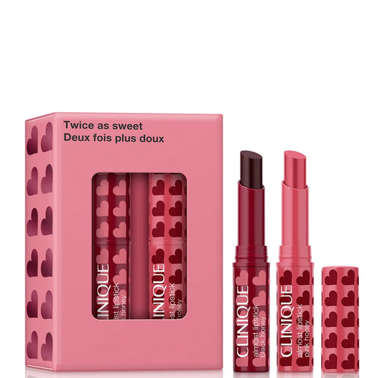 Clinique Twice As Sweet: Black Honey Lipstick Gift Set (Worth £31)