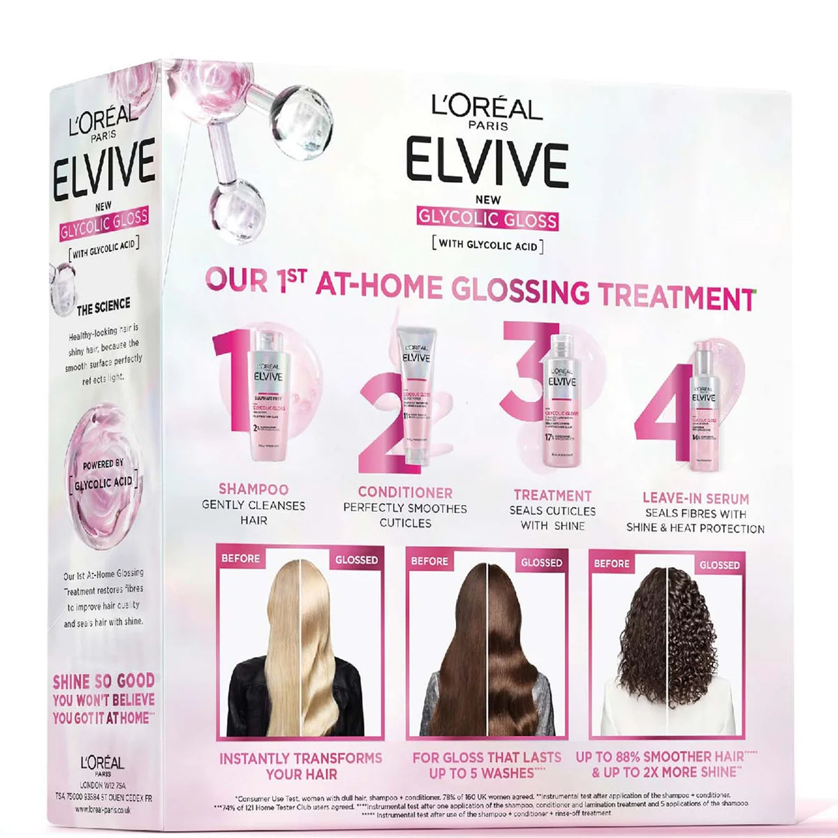 L'Oréal Paris Elvive At-Home Glossing Set