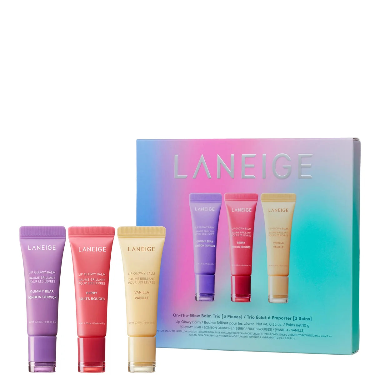 LANEIGE On-The-Glow Balm Trio (Worth £52.50)