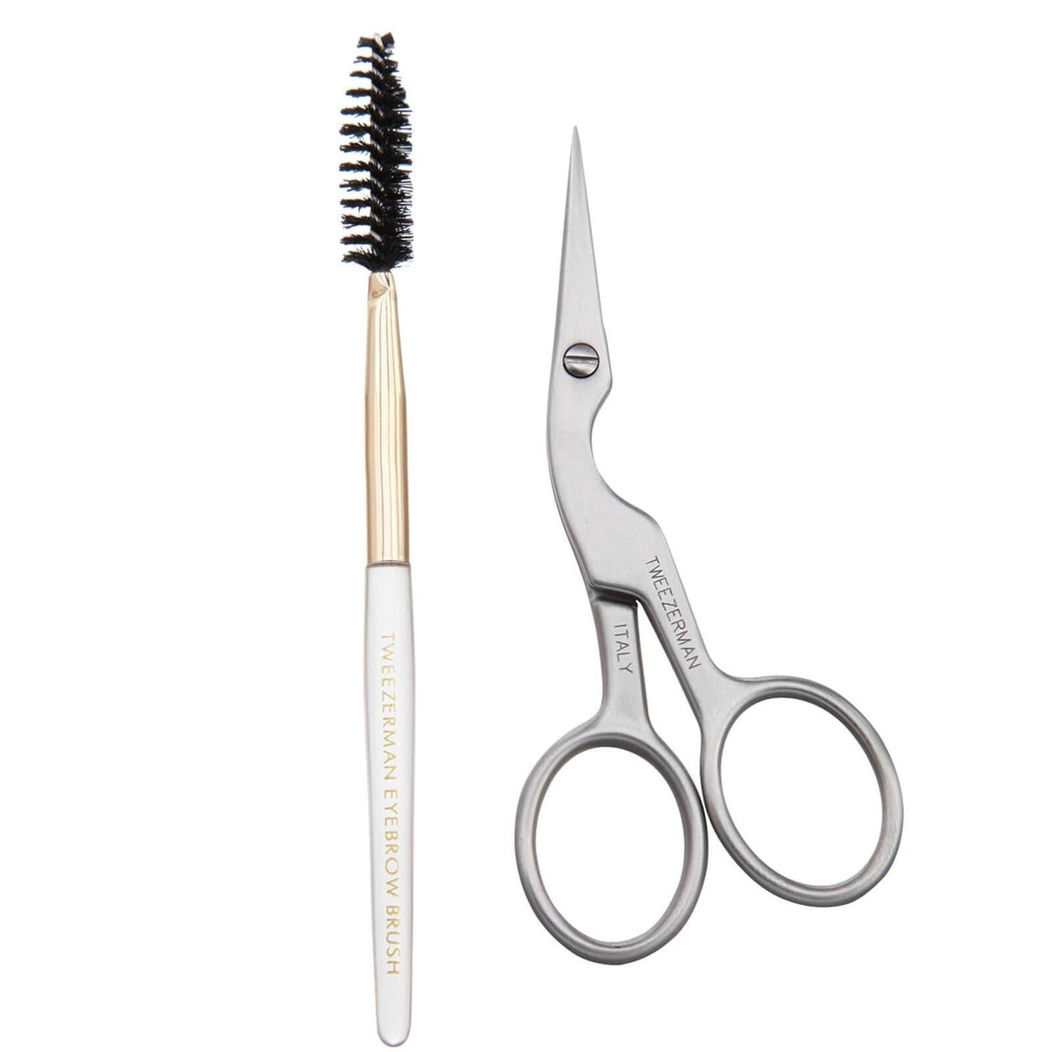 Tweezerman Brow Shaping Scissors And Brush