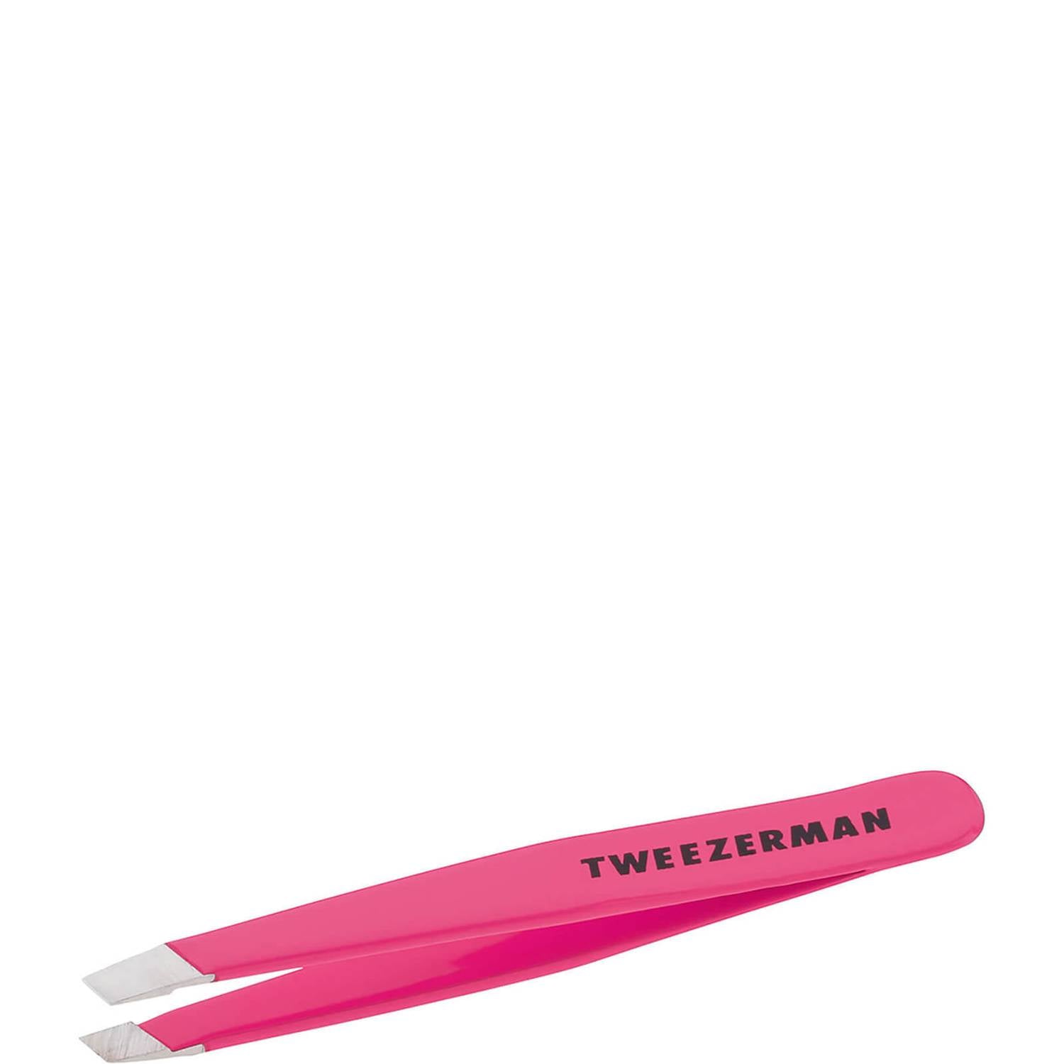 Tweezerman Mini Slant Tweezer - Flamingo Pink