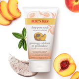 Burt's Bees Peach & Willowbark Deep Pore Scrub (4 oz / 110g)