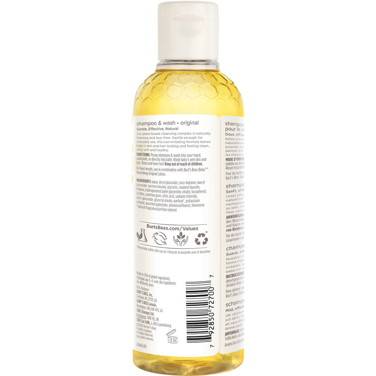 Burt's Bees Baby Bee Shampoo & Body Wash (236ml)