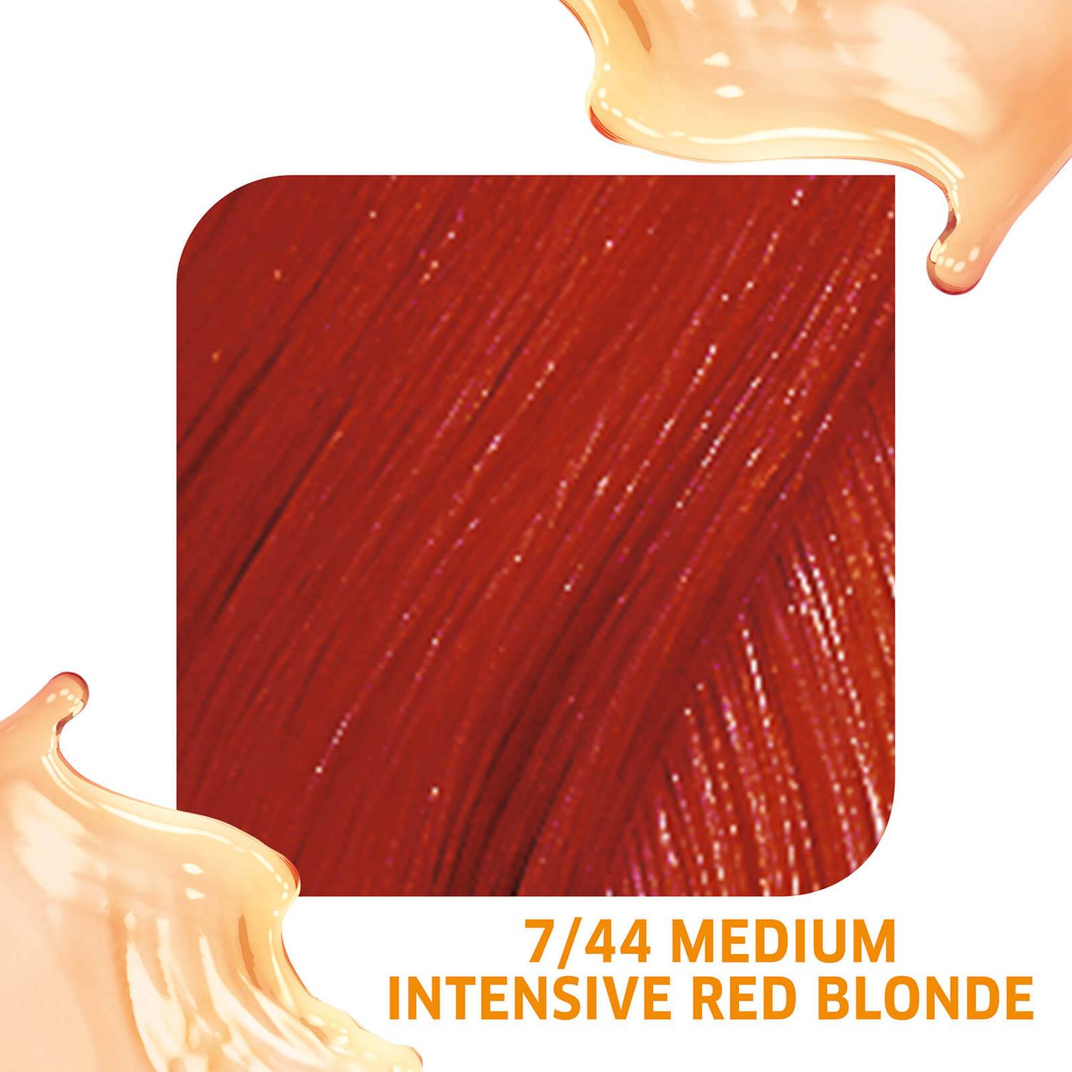 Wella Professionals Color Fresh Semi-Permanent Colour - 7/44 Medium Intense Red Blonde 75ml