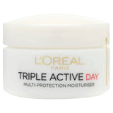 L'Oréal Paris Dermo Expertise Triple Active Day Multi-Protection Moisturiser - Dry / Sensitive Skin (50ml)