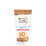 Garnier Ambre Solaire Sensitive Face and Neck Sun Cream SPF 50+ 50ml