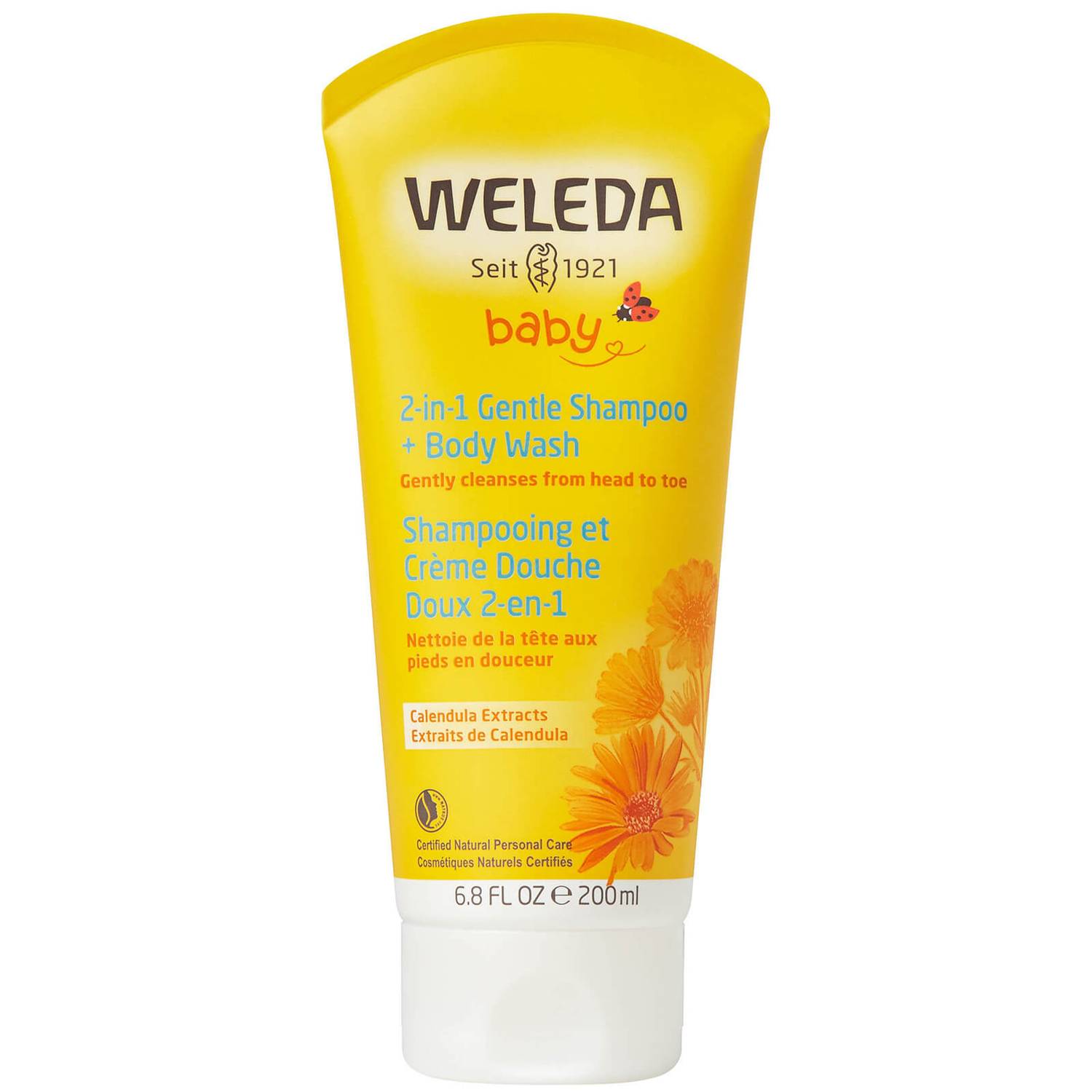 Weleda Calendula Shampoo & Body Wash 200ml