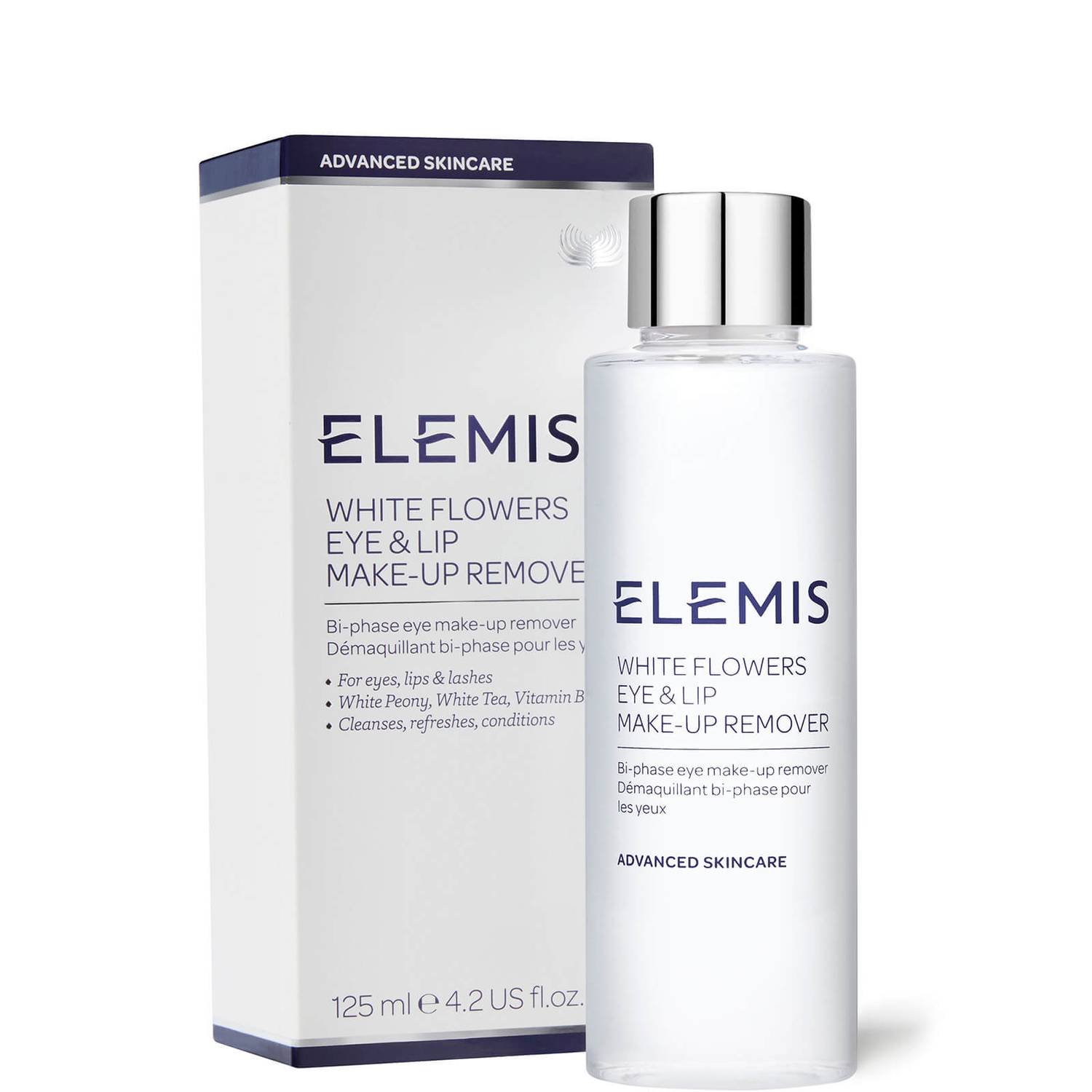 Elemis White Flowers Eye & Lip Make Up Remover 125ml