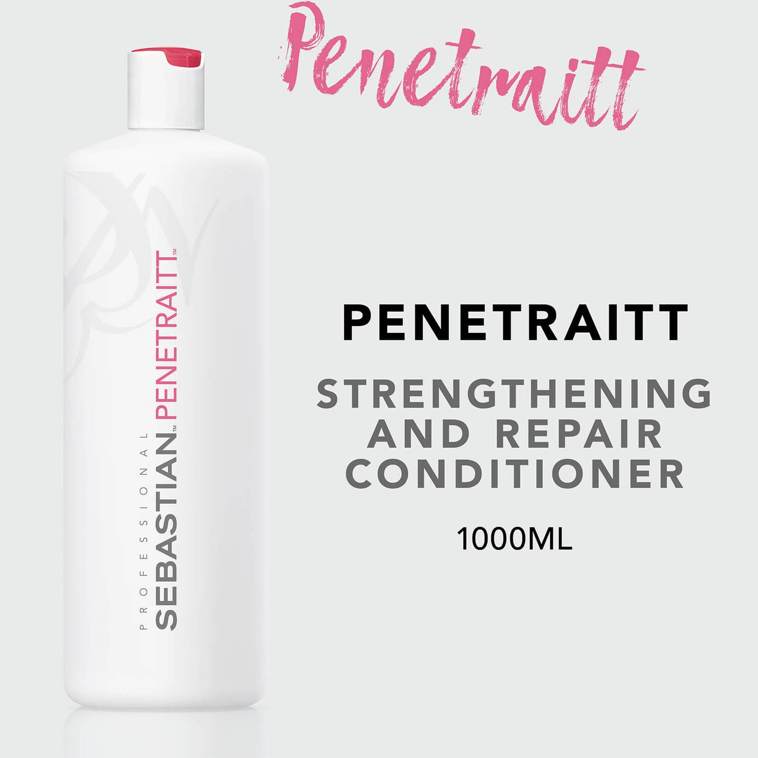 Sebastian Professional Penetraitt Conditioner for Damaged Hair 1000ml (Worth £68.00)