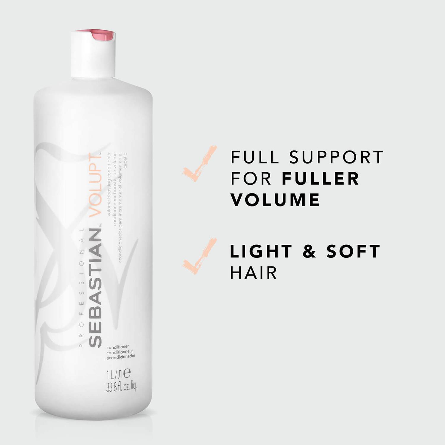 Sebastian Professional Volupt Conditioner for Volume 1000ml (Worth £68.00)