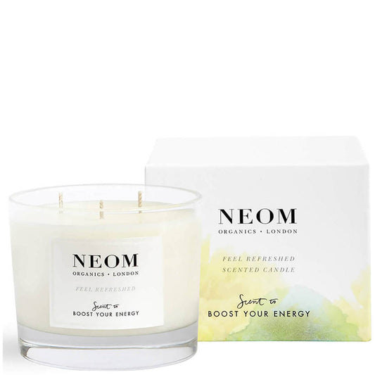 NEOM Feel Refreshed Scented 3 Wick Candle