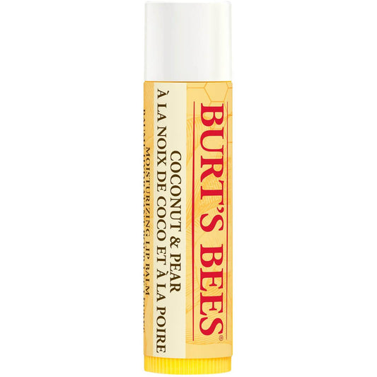 Burt's Bees 100% Natural Moisturising Lip Balm with Coconut and Pear