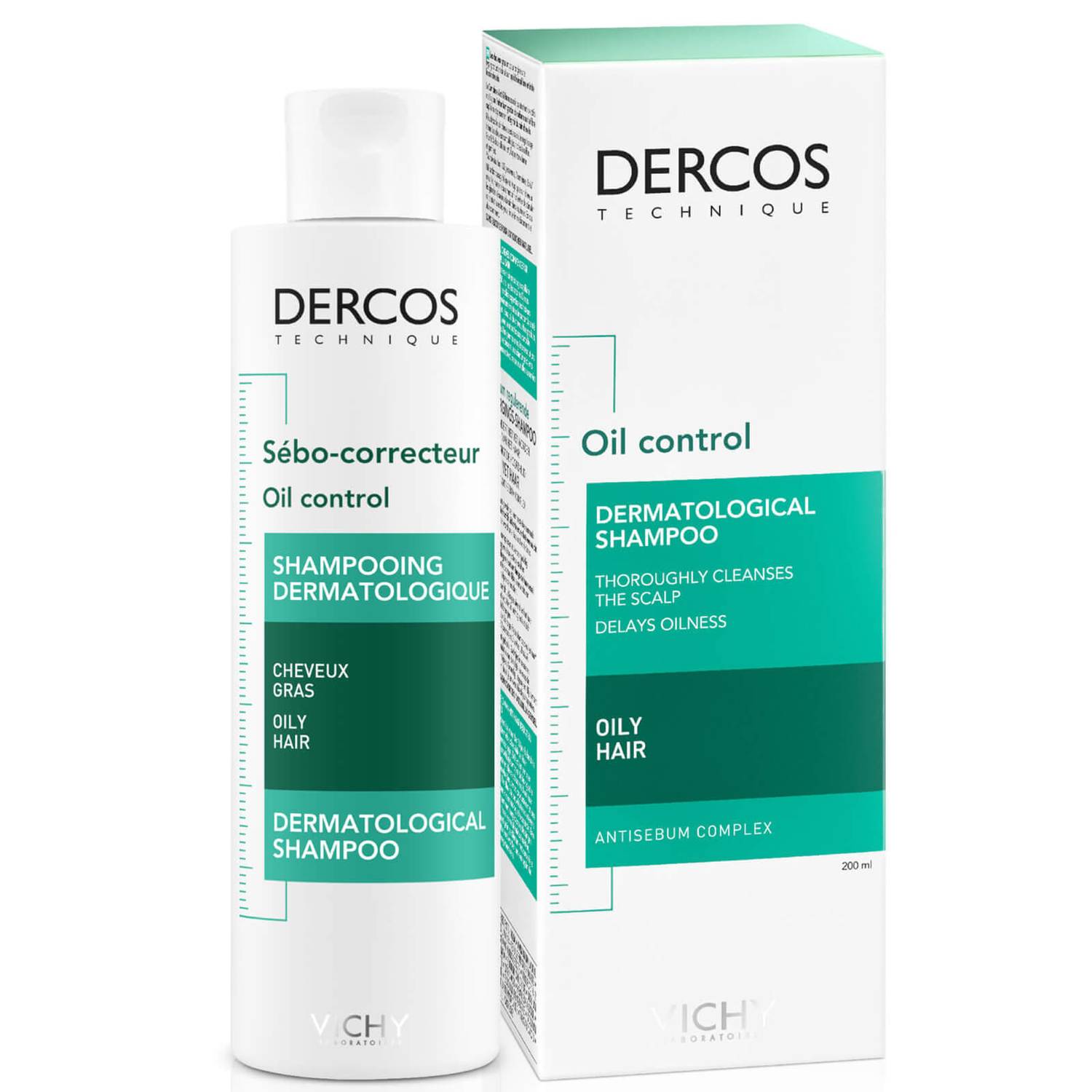 VICHY Dercos Oil Control Corrector Shampoo 200ml