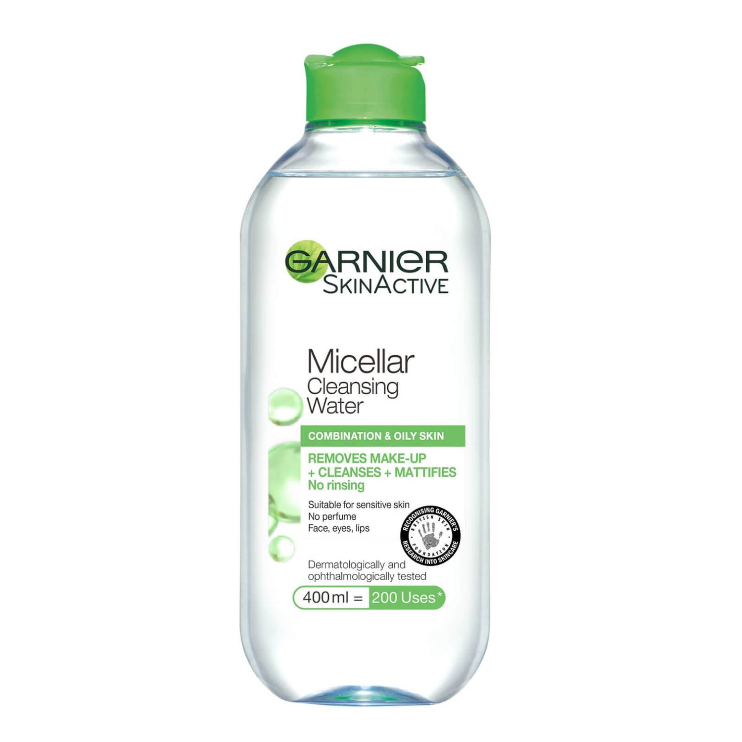 Garnier Micellar Water Facial Cleanser and Makeup Remover for Combination Skin 400ml