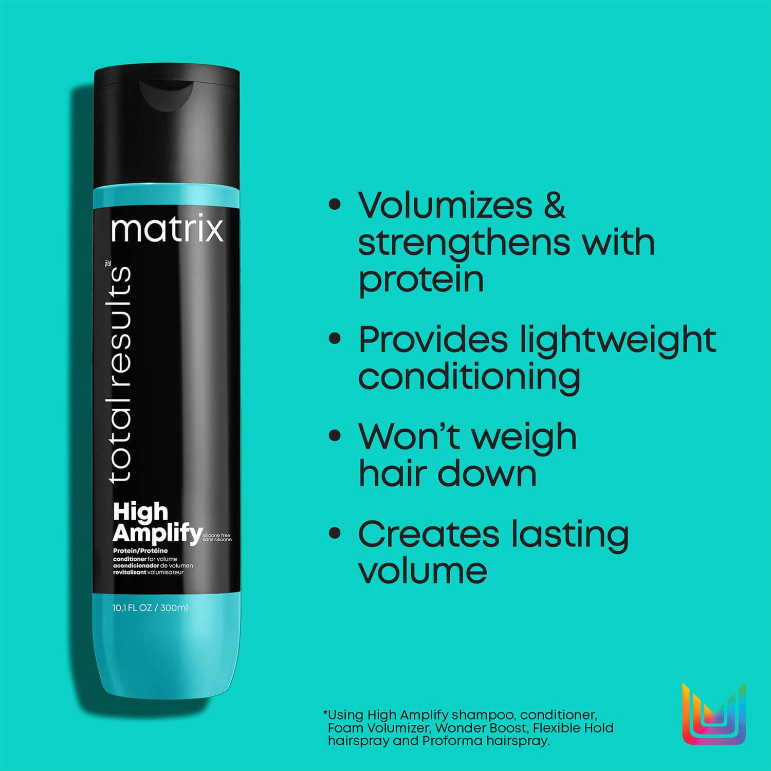 Matrix Total Results Volumising High Amplify Conditioner for Fine and Flat Hair 300ml