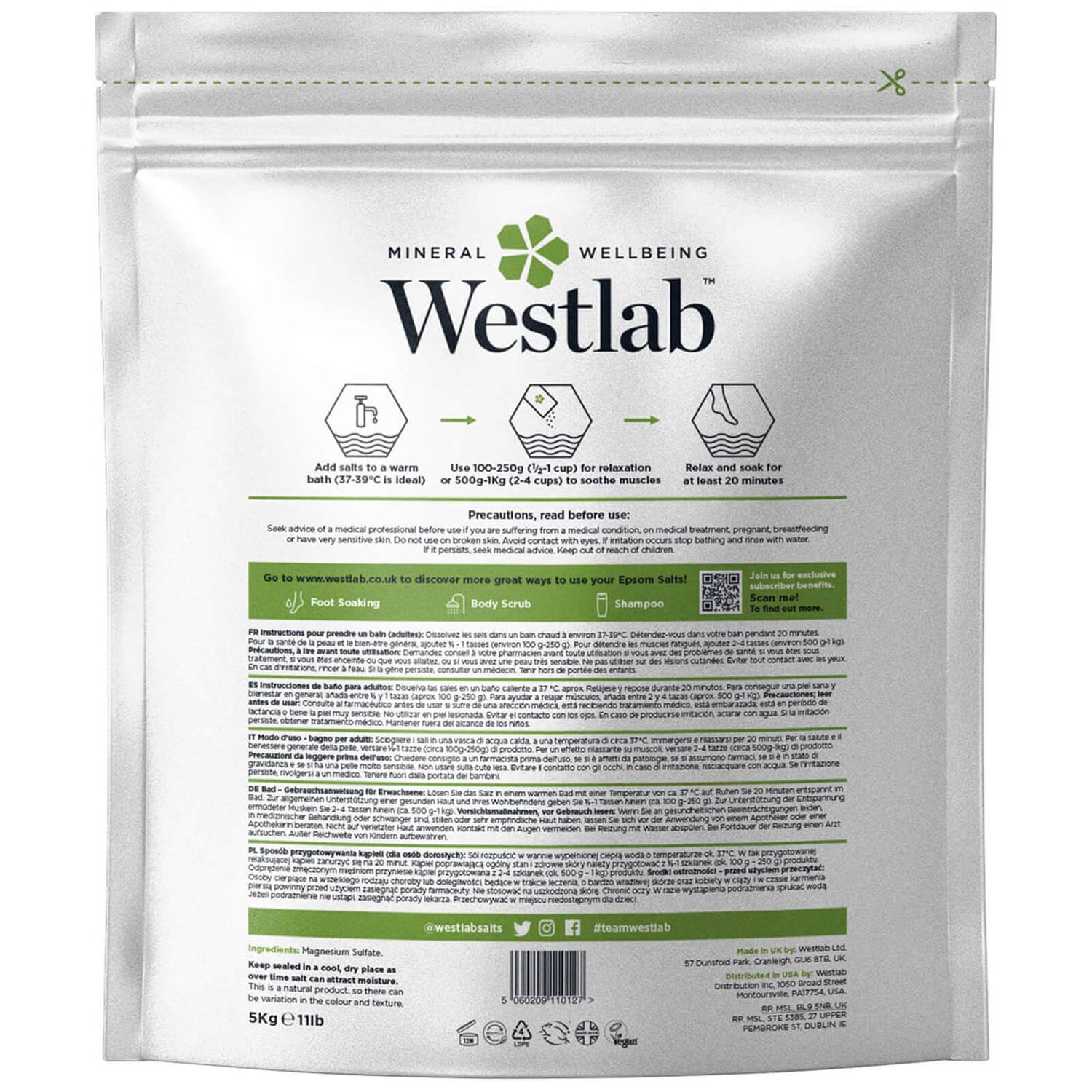 Westlab Epsom Salt 5kg