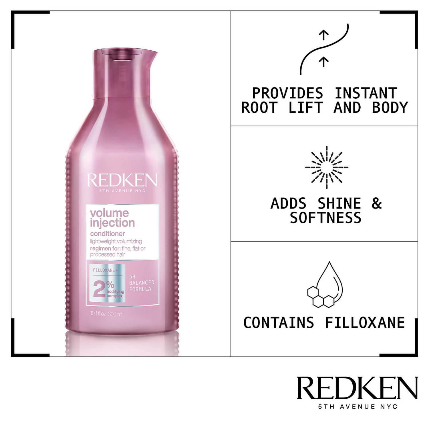 Redken Volume Injection Conditioner 250ml