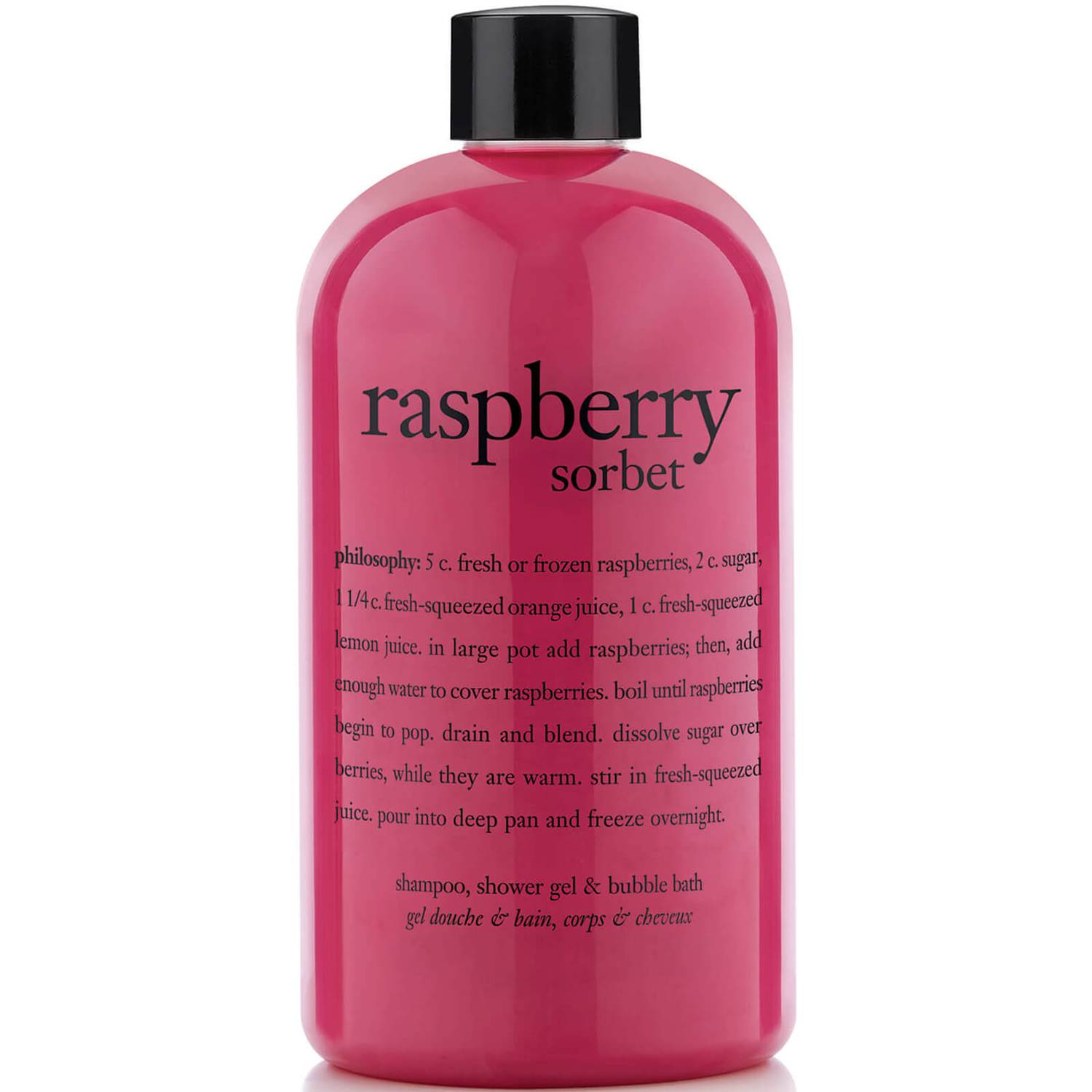 philosophy Raspberry Sorbet Shampoo, Bath & Shower Gel 480ml