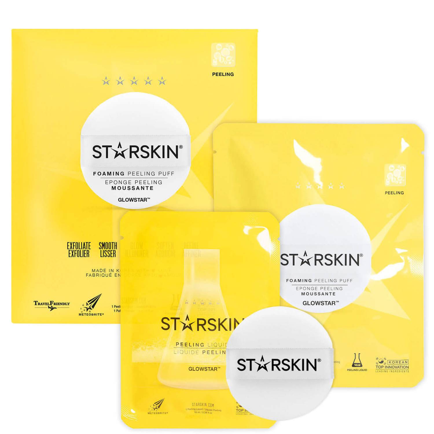 STARSKIN Glowstar Foaming Peeling Perfection Puff