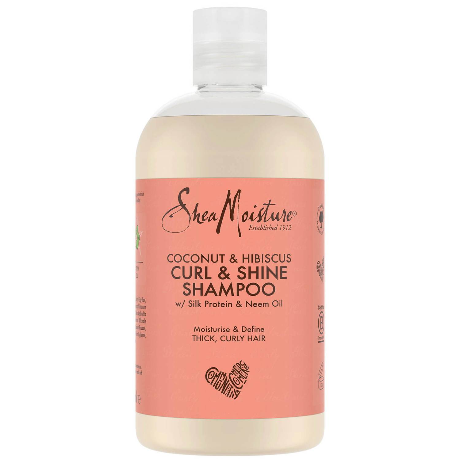 Shea Moisture Coconut & Hibiscus Curl & Shine Shampoo 379ml