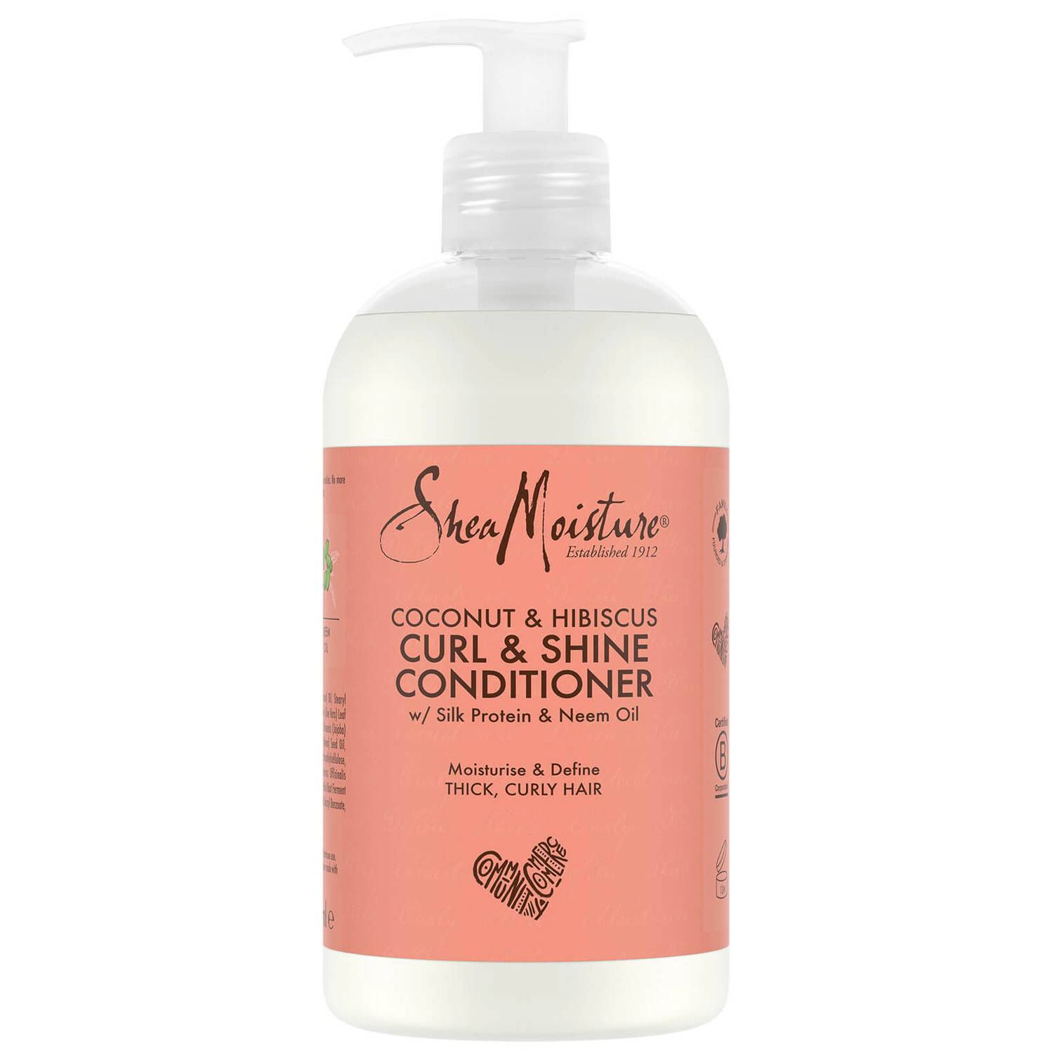 Shea Moisture Coconut & Hibiscus Curl & Shine Conditioner 384ml