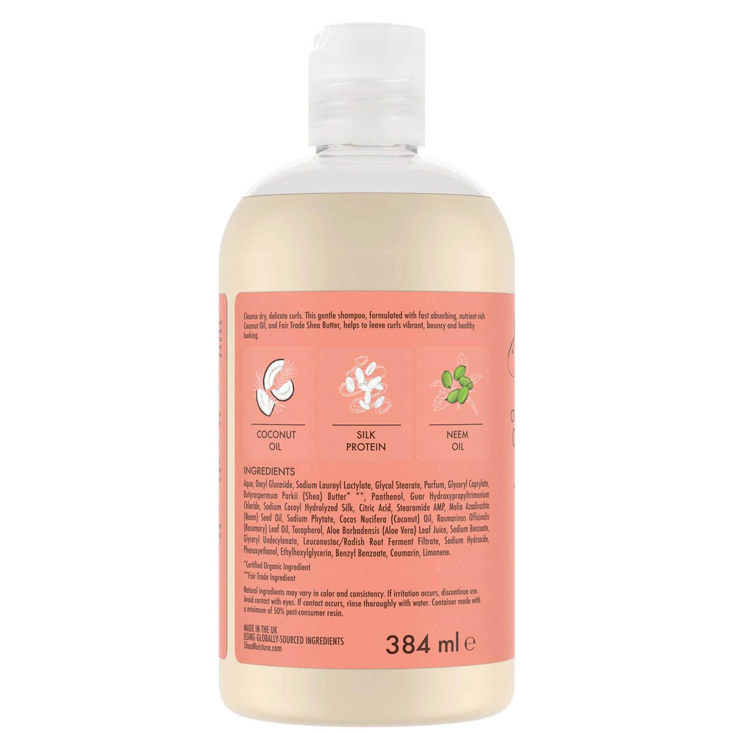 Shea Moisture Coconut & Hibiscus Curl & Shine Conditioner 384ml