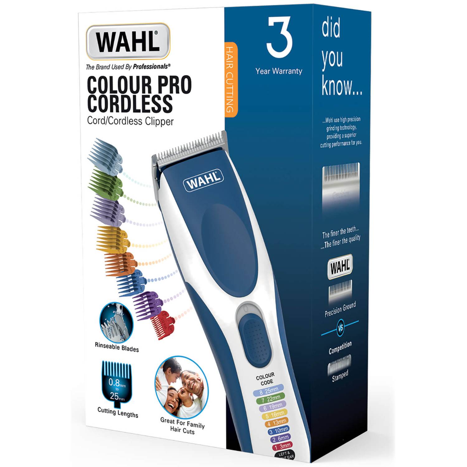 Wahl Colour Coded Cordless Clipper