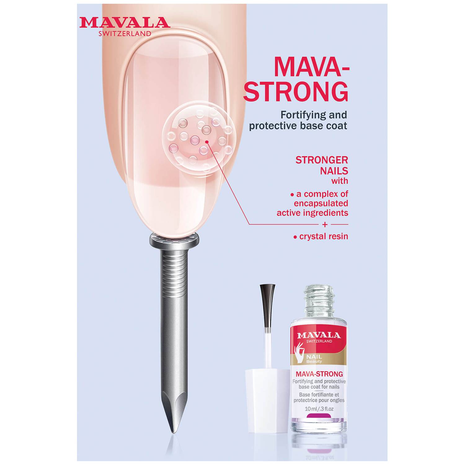 Mavala Mava-Strong Fortifying & Protective Base Coat