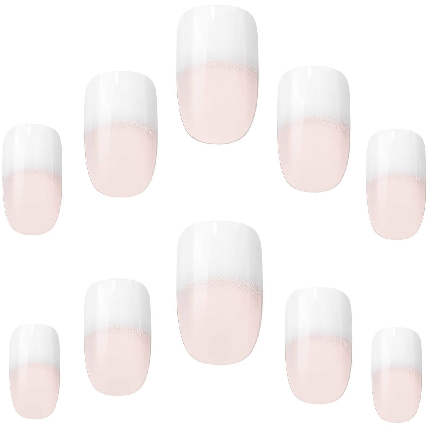 Elegant Touch Natural French Nails - 103 (M) (Pink) (Fade Tip)