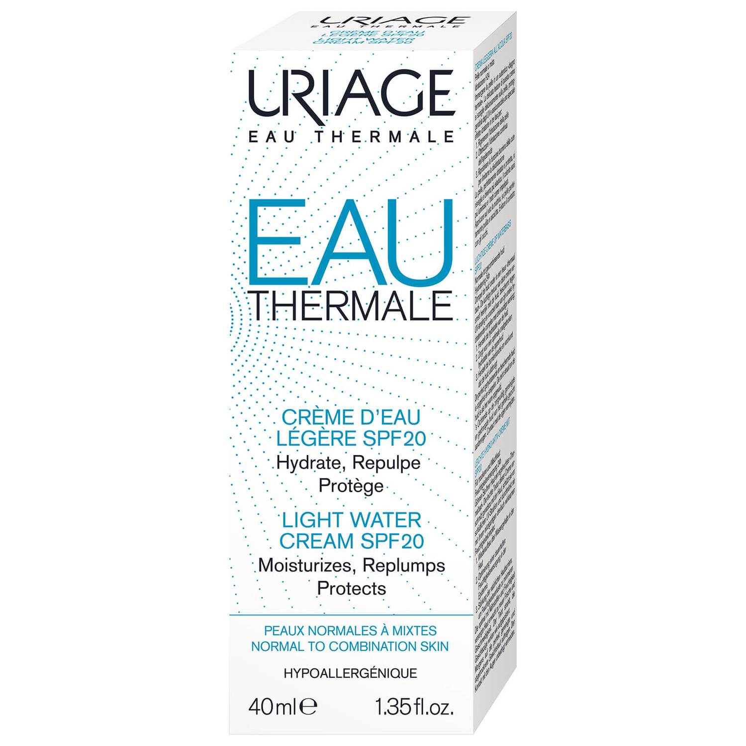 Uriage Eau Thermale Water Cream SPF20 40ml